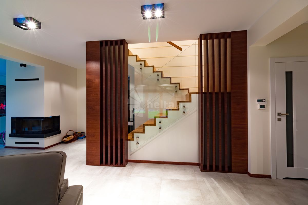 schody nowoczesne drewniane